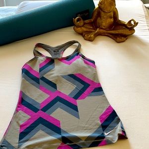 Nike Dri-Fit fit tank top with built in sports bra